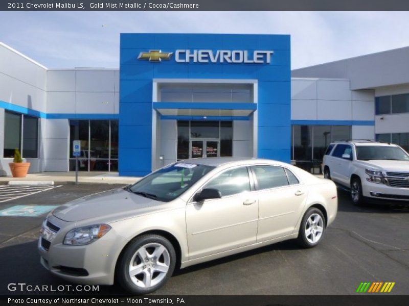 Gold Mist Metallic / Cocoa/Cashmere 2011 Chevrolet Malibu LS