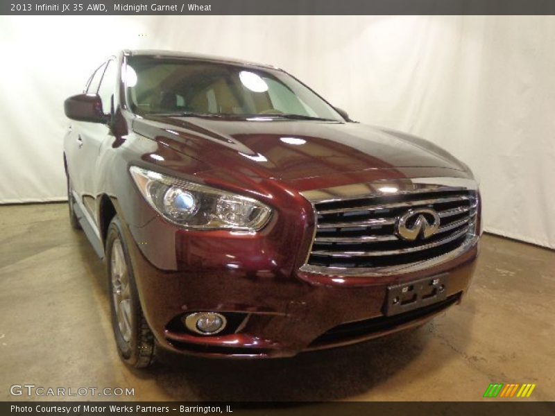 Midnight Garnet / Wheat 2013 Infiniti JX 35 AWD