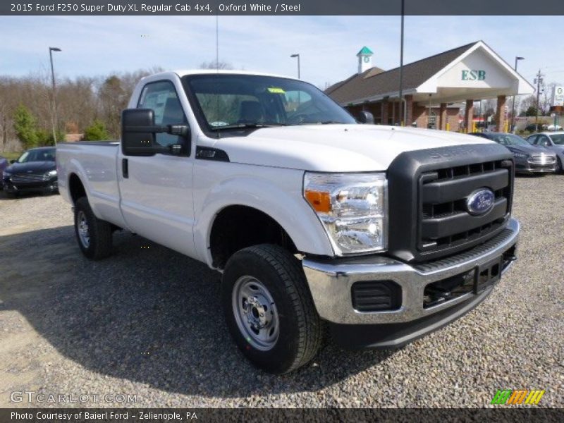 Oxford White / Steel 2015 Ford F250 Super Duty XL Regular Cab 4x4