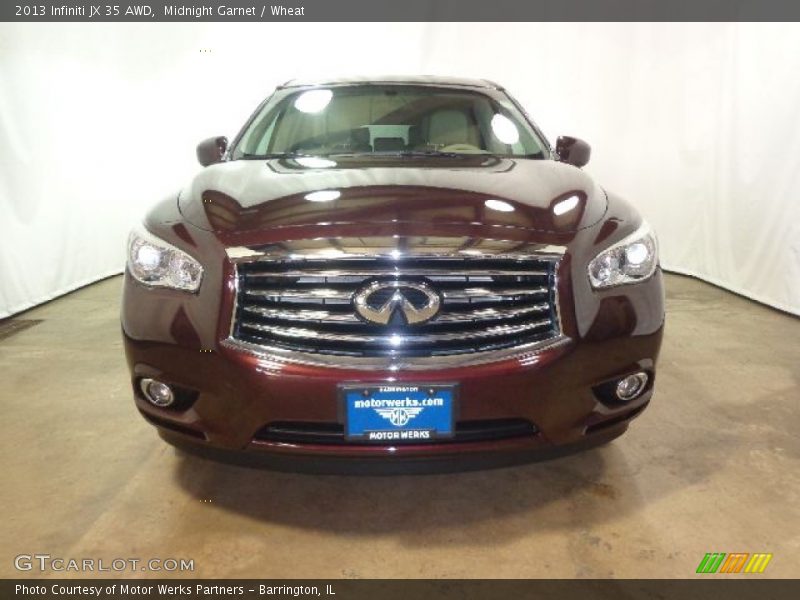 Midnight Garnet / Wheat 2013 Infiniti JX 35 AWD