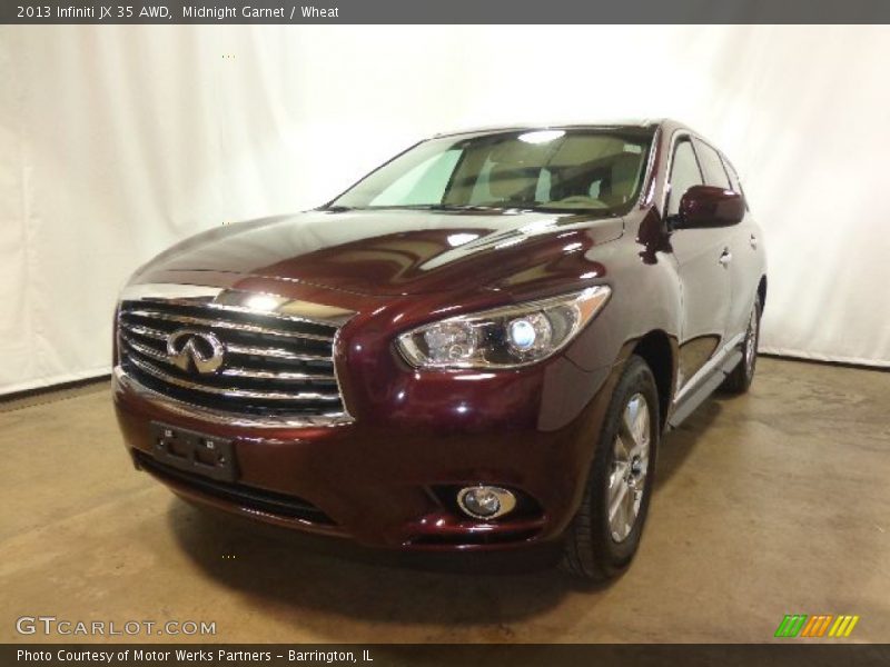 Midnight Garnet / Wheat 2013 Infiniti JX 35 AWD