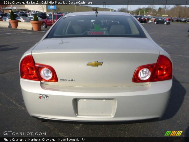 Gold Mist Metallic / Cocoa/Cashmere 2011 Chevrolet Malibu LS