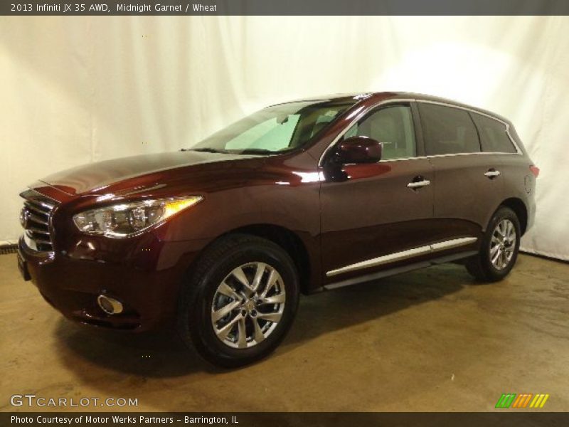 Midnight Garnet / Wheat 2013 Infiniti JX 35 AWD