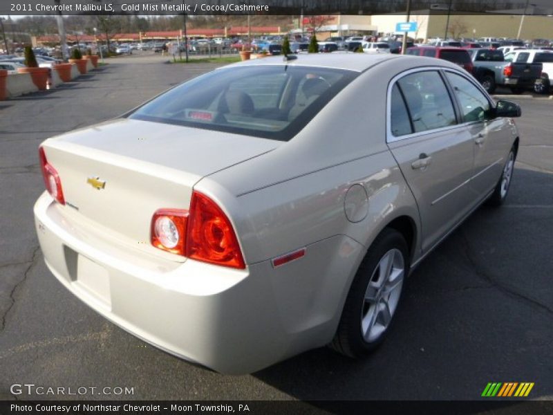 Gold Mist Metallic / Cocoa/Cashmere 2011 Chevrolet Malibu LS