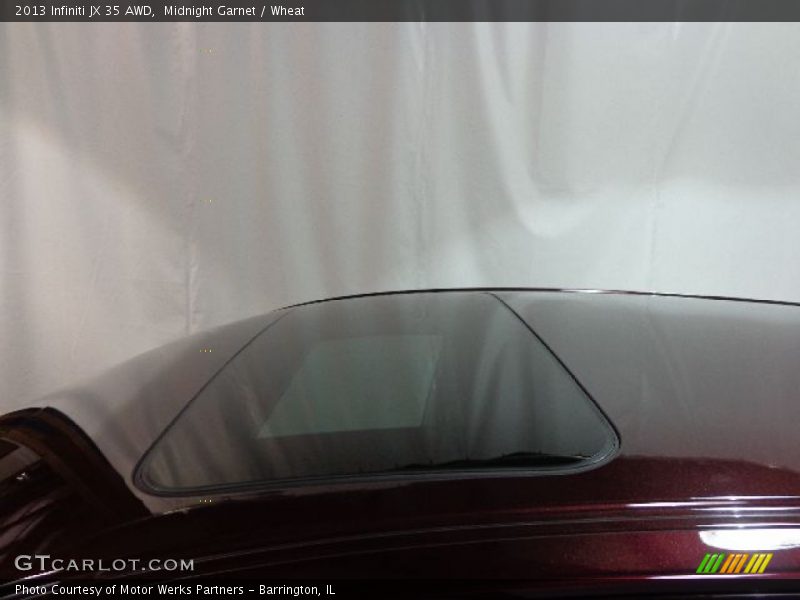 Midnight Garnet / Wheat 2013 Infiniti JX 35 AWD