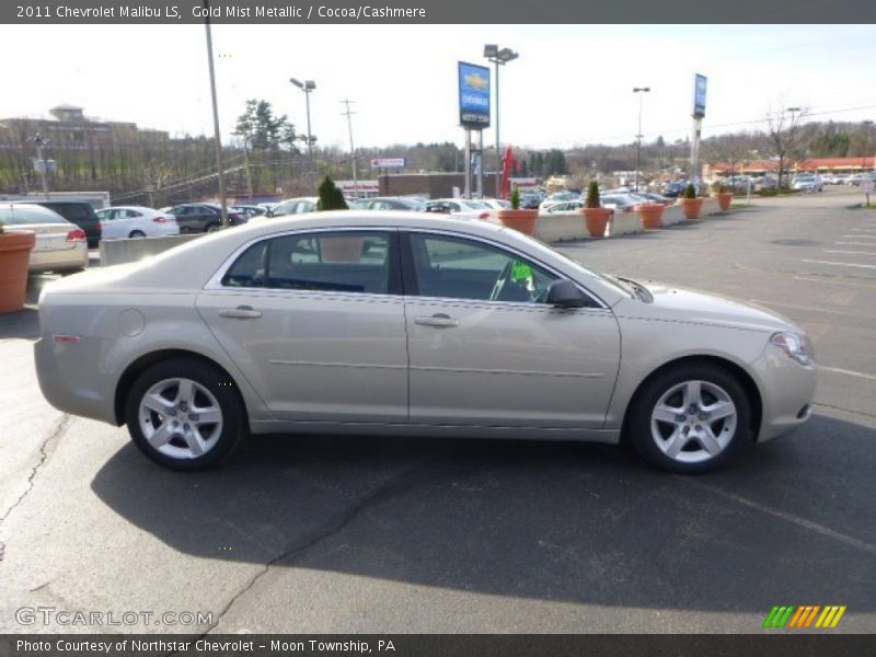 Gold Mist Metallic / Cocoa/Cashmere 2011 Chevrolet Malibu LS
