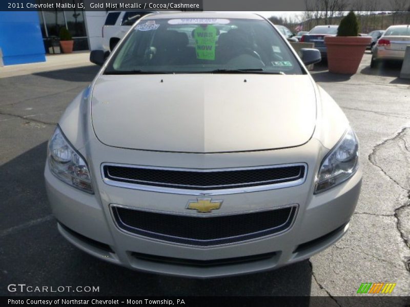 Gold Mist Metallic / Cocoa/Cashmere 2011 Chevrolet Malibu LS