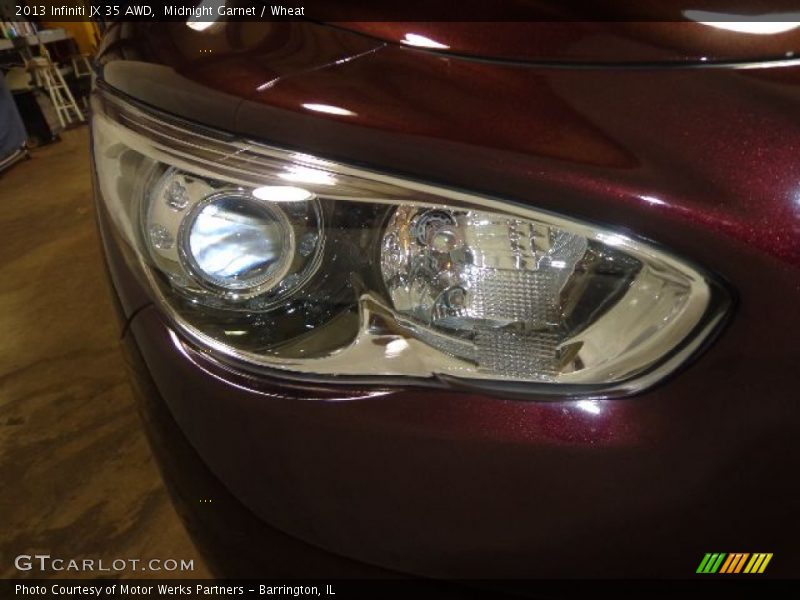 Midnight Garnet / Wheat 2013 Infiniti JX 35 AWD