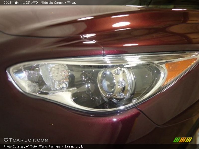 Midnight Garnet / Wheat 2013 Infiniti JX 35 AWD