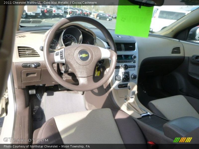 Gold Mist Metallic / Cocoa/Cashmere 2011 Chevrolet Malibu LS