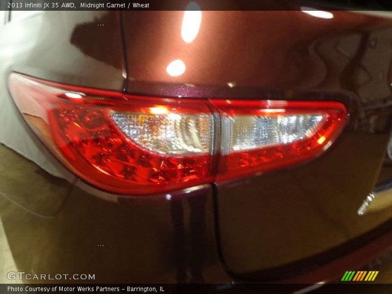 Midnight Garnet / Wheat 2013 Infiniti JX 35 AWD