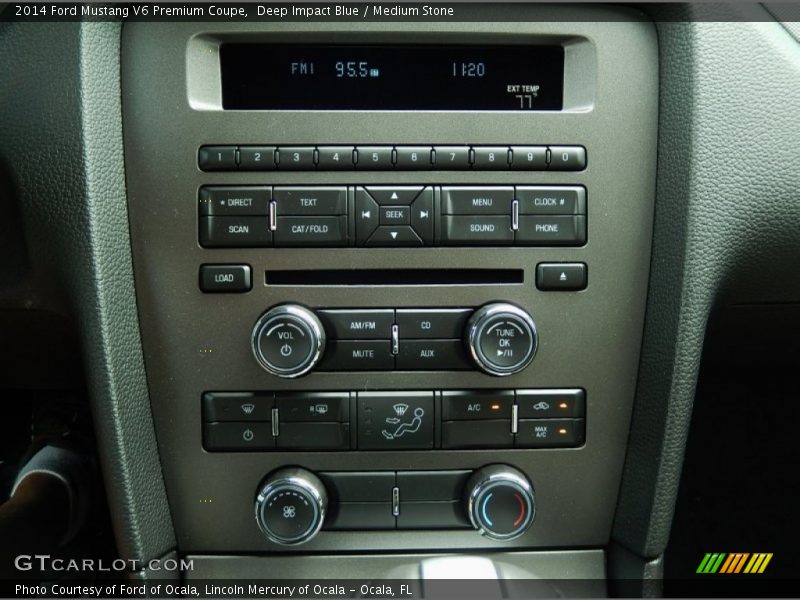 Controls of 2014 Mustang V6 Premium Coupe