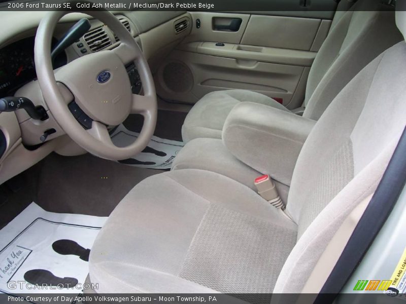 Gold Ash Metallic / Medium/Dark Pebble Beige 2006 Ford Taurus SE