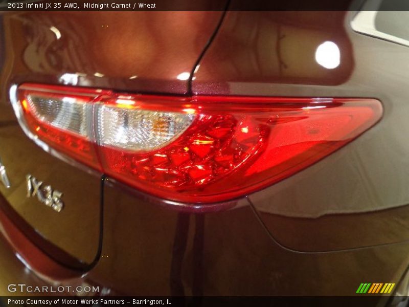 Midnight Garnet / Wheat 2013 Infiniti JX 35 AWD