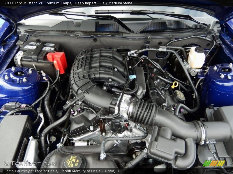 2014 Mustang V6 Premium Coupe Engine - 3.7 Liter DOHC 24-Valve Ti-VCT V6