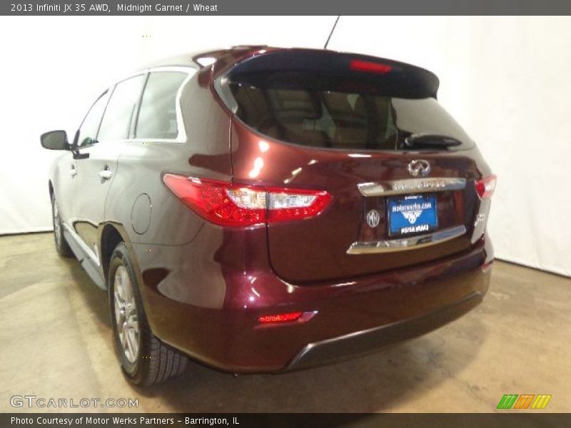 Midnight Garnet / Wheat 2013 Infiniti JX 35 AWD