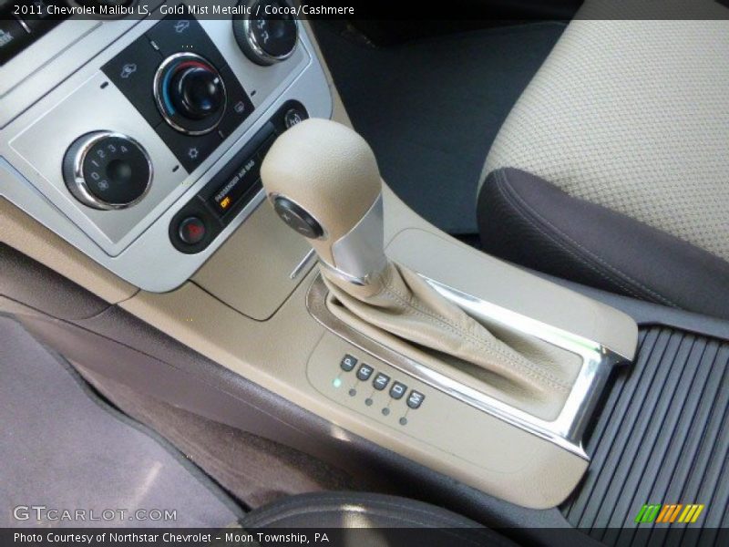 Gold Mist Metallic / Cocoa/Cashmere 2011 Chevrolet Malibu LS