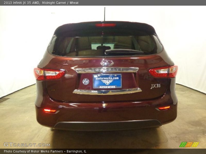 Midnight Garnet / Wheat 2013 Infiniti JX 35 AWD