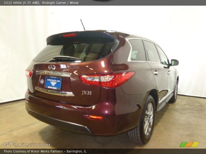Midnight Garnet / Wheat 2013 Infiniti JX 35 AWD
