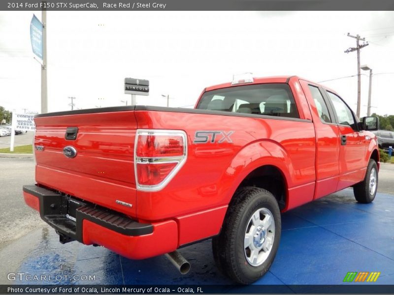 Race Red / Steel Grey 2014 Ford F150 STX SuperCab