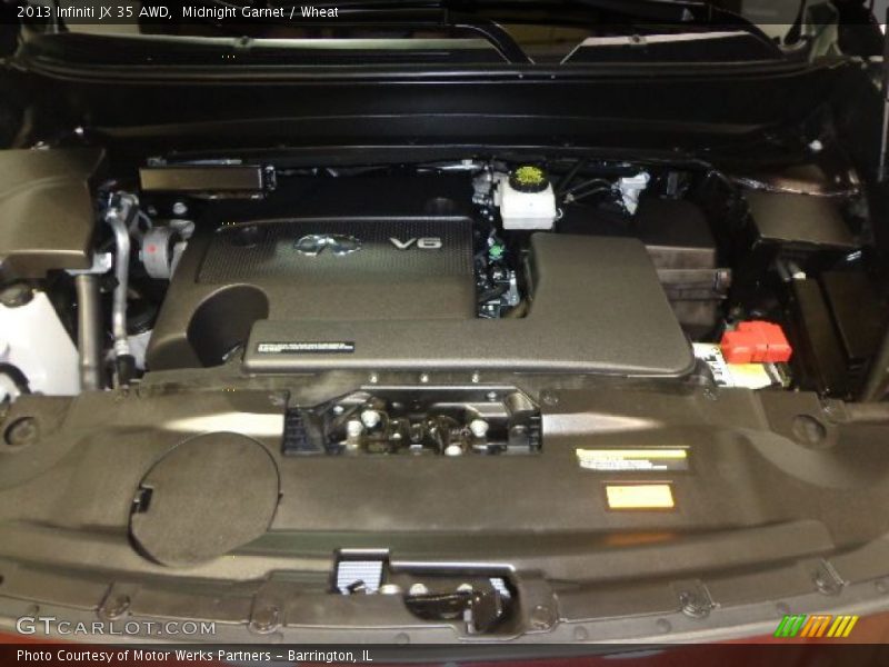 Midnight Garnet / Wheat 2013 Infiniti JX 35 AWD