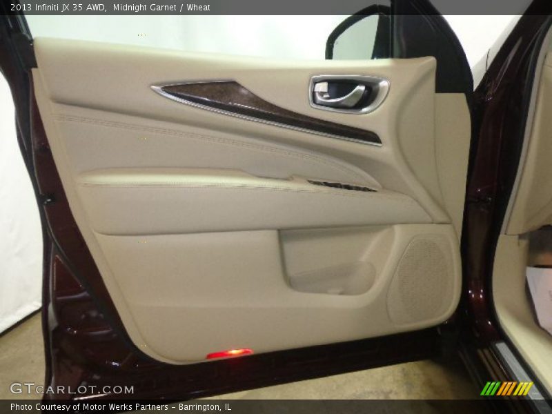 Midnight Garnet / Wheat 2013 Infiniti JX 35 AWD