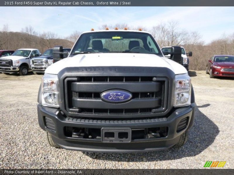 Oxford White / Steel 2015 Ford F450 Super Duty XL Regular Cab Chassis