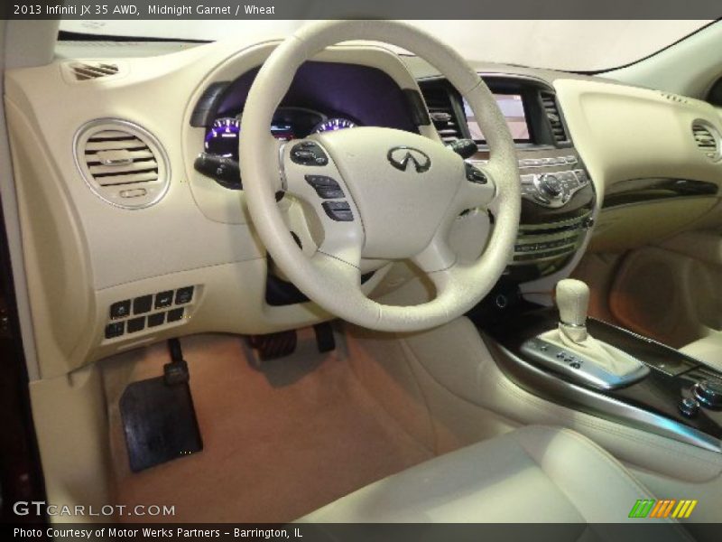 Midnight Garnet / Wheat 2013 Infiniti JX 35 AWD