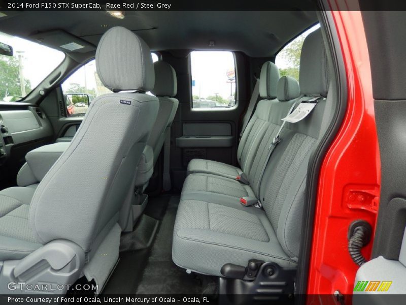 Race Red / Steel Grey 2014 Ford F150 STX SuperCab