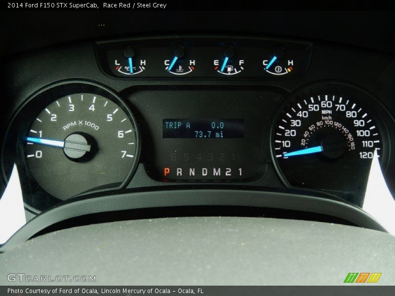 Race Red / Steel Grey 2014 Ford F150 STX SuperCab
