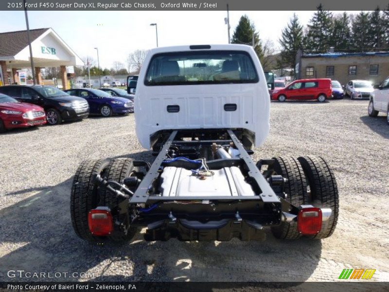 Oxford White / Steel 2015 Ford F450 Super Duty XL Regular Cab Chassis