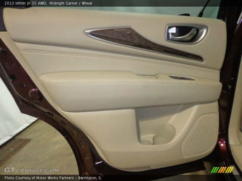 Midnight Garnet / Wheat 2013 Infiniti JX 35 AWD
