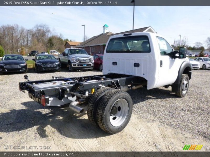 Oxford White / Steel 2015 Ford F450 Super Duty XL Regular Cab Chassis