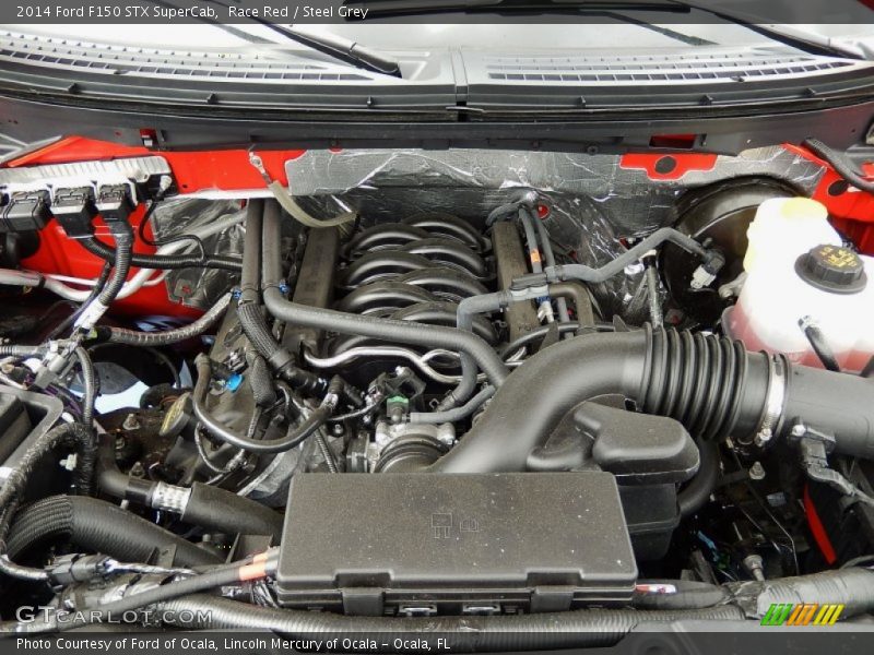 Race Red / Steel Grey 2014 Ford F150 STX SuperCab