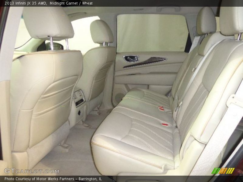 Midnight Garnet / Wheat 2013 Infiniti JX 35 AWD
