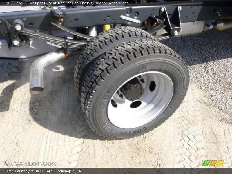 Oxford White / Steel 2015 Ford F450 Super Duty XL Regular Cab Chassis