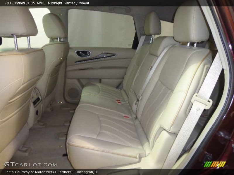 Midnight Garnet / Wheat 2013 Infiniti JX 35 AWD