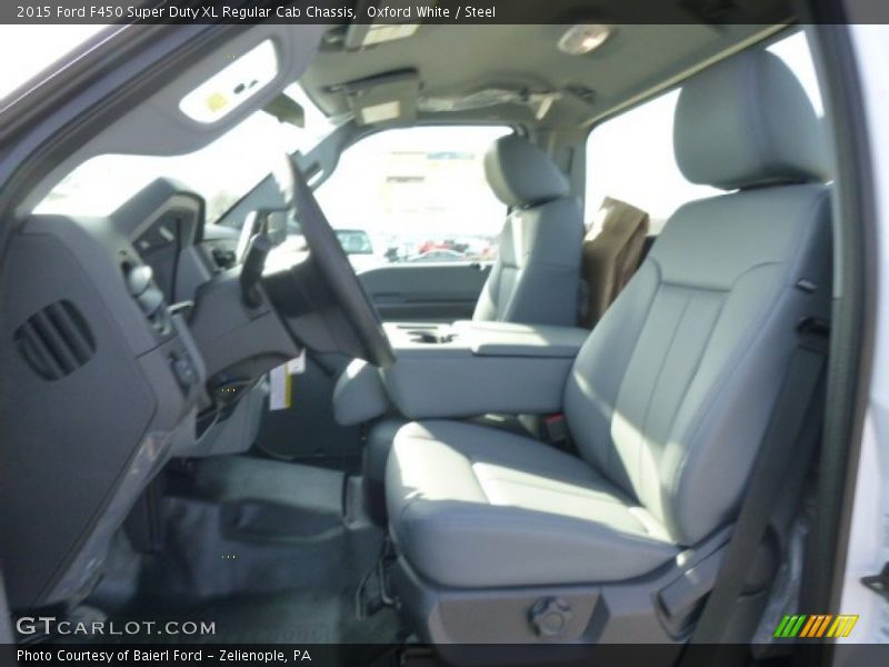 Oxford White / Steel 2015 Ford F450 Super Duty XL Regular Cab Chassis