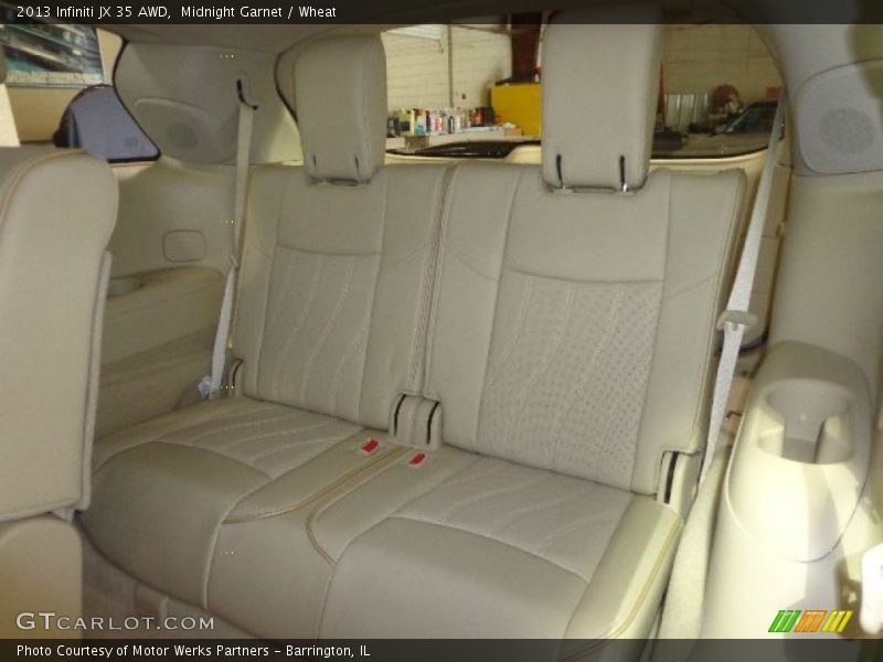 Midnight Garnet / Wheat 2013 Infiniti JX 35 AWD
