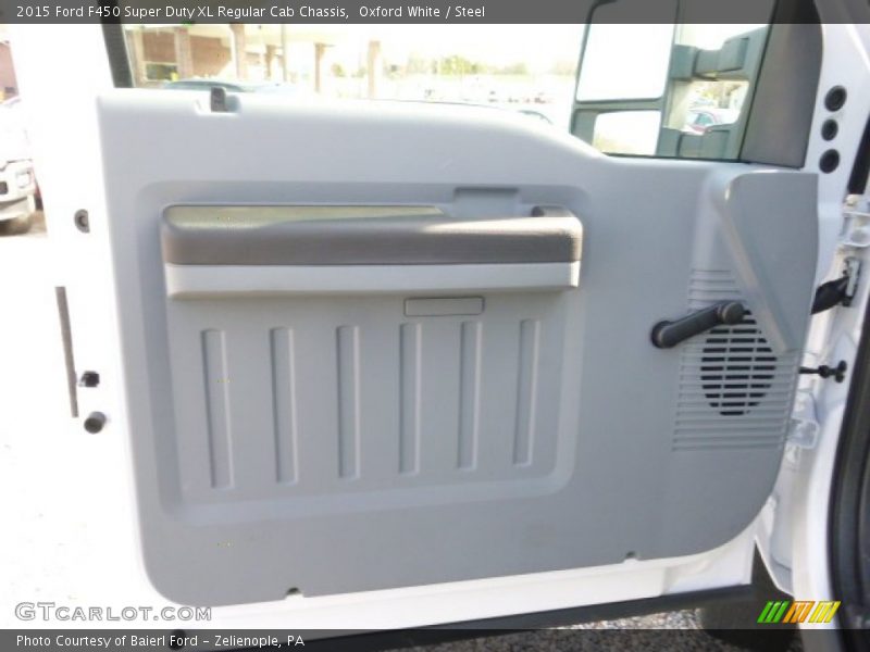 Oxford White / Steel 2015 Ford F450 Super Duty XL Regular Cab Chassis