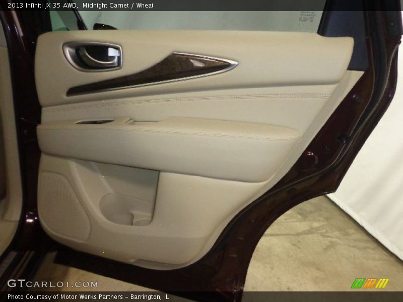 Midnight Garnet / Wheat 2013 Infiniti JX 35 AWD