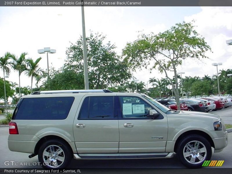 Pueblo Gold Metallic / Charcoal Black/Caramel 2007 Ford Expedition EL Limited