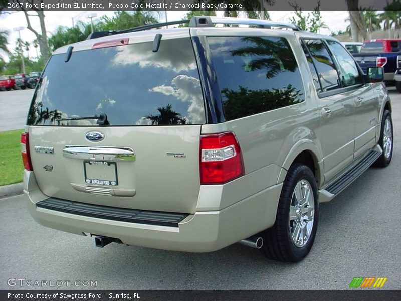 Pueblo Gold Metallic / Charcoal Black/Caramel 2007 Ford Expedition EL Limited