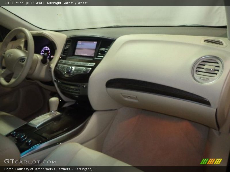 Midnight Garnet / Wheat 2013 Infiniti JX 35 AWD