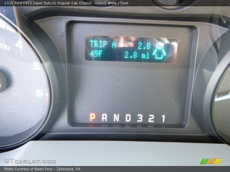 Oxford White / Steel 2015 Ford F450 Super Duty XL Regular Cab Chassis