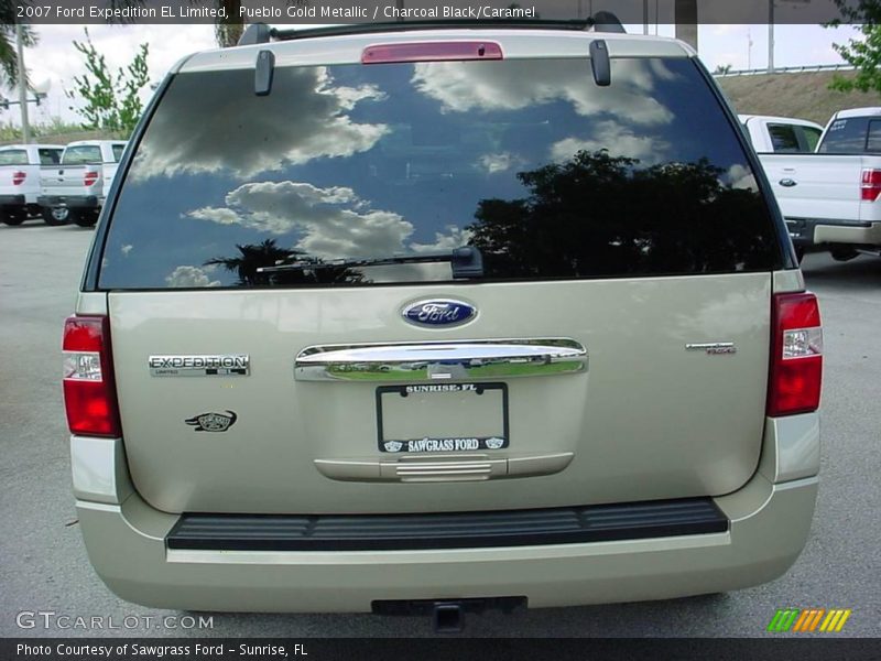 Pueblo Gold Metallic / Charcoal Black/Caramel 2007 Ford Expedition EL Limited