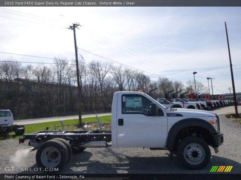 Oxford White / Steel 2015 Ford F450 Super Duty XL Regular Cab Chassis