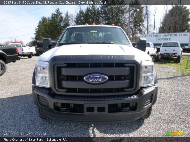 Oxford White / Steel 2015 Ford F450 Super Duty XL Regular Cab Chassis