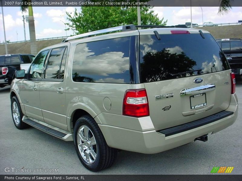 Pueblo Gold Metallic / Charcoal Black/Caramel 2007 Ford Expedition EL Limited