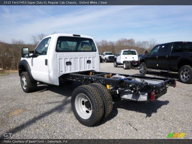 Oxford White / Steel 2015 Ford F450 Super Duty XL Regular Cab Chassis